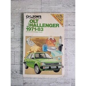 Chilton's Colt Challenger 1971-1983 Repair & Tune-Up Manual Car Shop Book